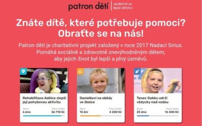 SBP – Patron dětí podporuje dětské aktivity a pomáhá rodinám